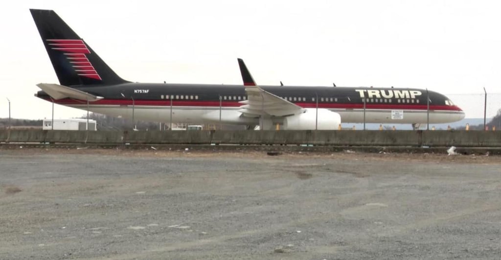 Donald Trump’s plane. Photo: Luxurylaunches