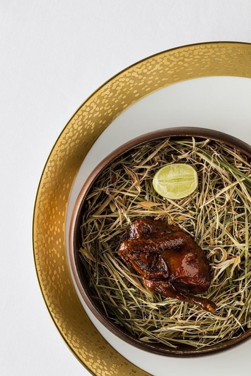 Oven-roasted lemongrass baby pigeon. Photo: handout