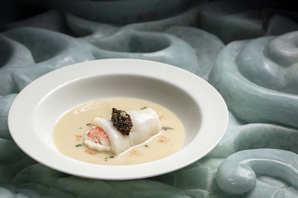 Fish maw with rabbitfish soup. Photo: handout Fish maw with rabbitfish soup. Photo: handout