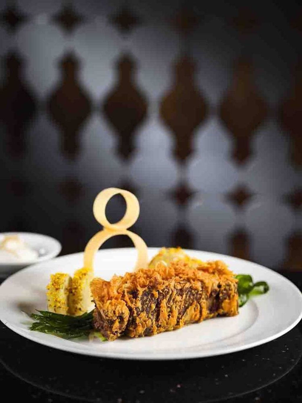 Crispy beef with home-made cream sauce. Photo: handout