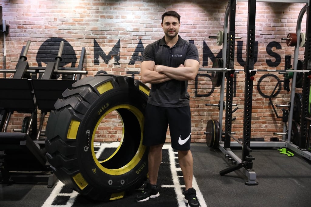 Jeff Basso said they are struggling to get back to normal with client numbers at their gym. Photo: Nora Tam