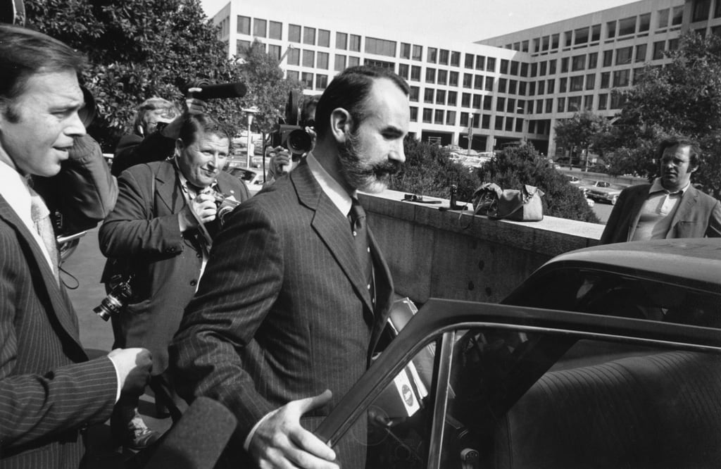 G. Gordon Liddy is pictured in Washington after his release from prison on October 15, 1974. File photo: AP