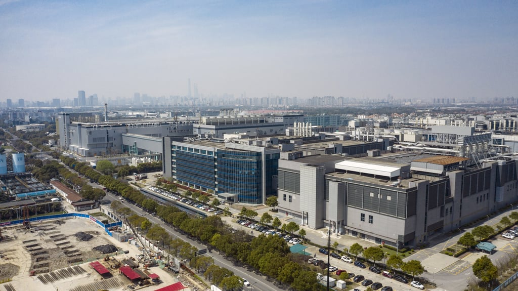 Aerial view of the SMIC campus in Shanghai, China, Tuesday, March 23, 2021. Photo: Bloomberg Aerial view of the SMIC campus in Shanghai, China, Tuesday, March 23, 2021. Photo: Bloomberg