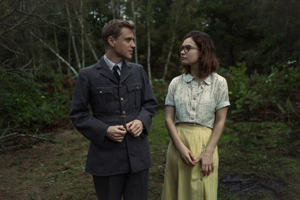 Lily James with co-star Johnny Flynn in Netflix’s The Dig. Photo: Netflix Lily James with co-star Johnny Flynn in Netflix’s The Dig. Photo: Netflix