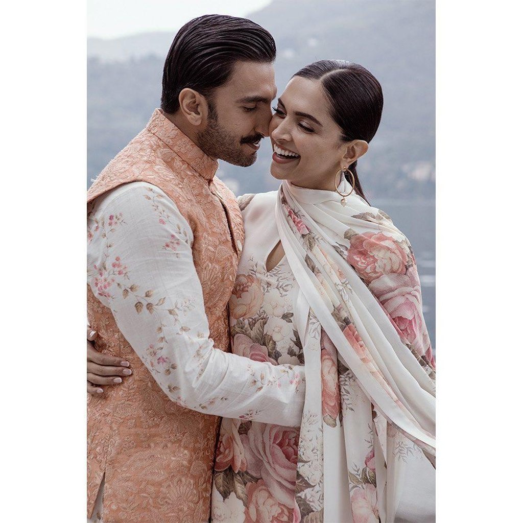 Ranveer Singh and Deepika Padukone. Photo: @ranveersingh/Instagram