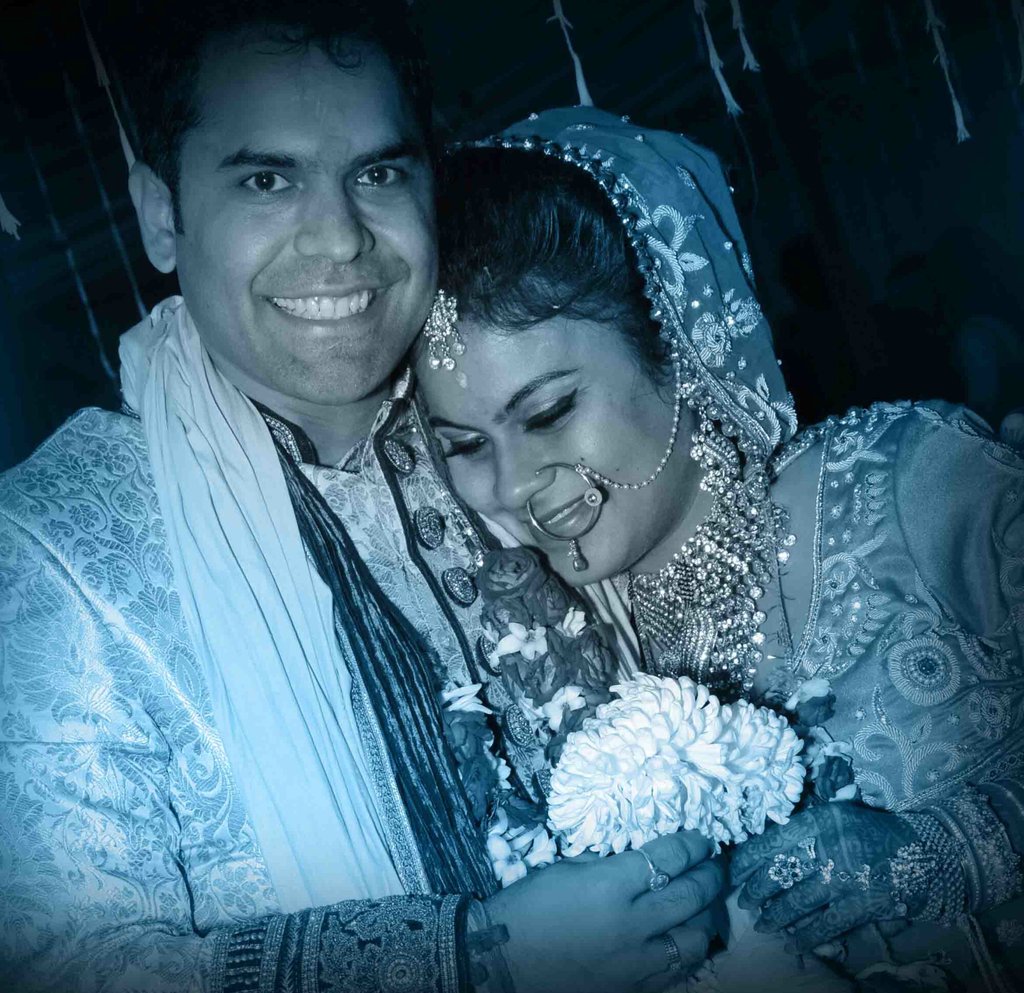Saurabh Goswami, founder of Ultra Rich Match, pictured with his wife. Photo: Handout Saurabh Goswami, founder of Ultra Rich Match, pictured with his wife. Photo: Handout