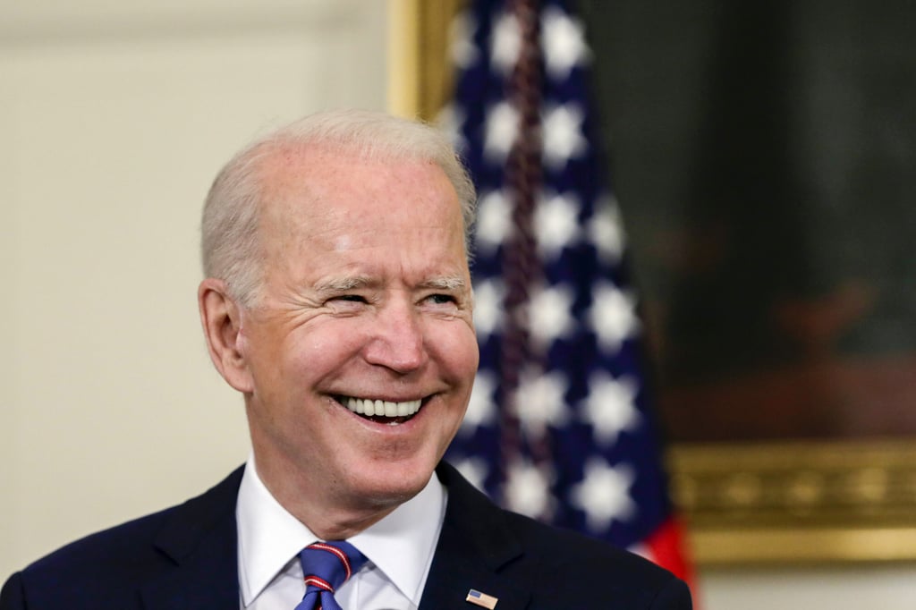 The first Hong Kong Policy Act Report issued since US President Joe Biden (pictured) took office offered a glimmer of hope, according to former city Monetary Authority chief Joseph Yam. Photo: Bloomberg The first Hong Kong Policy Act Report issued since US President Joe Biden (pictured) took office offered a glimmer of hope, according to former city Monetary Authority chief Joseph Yam. Photo: Bloomberg