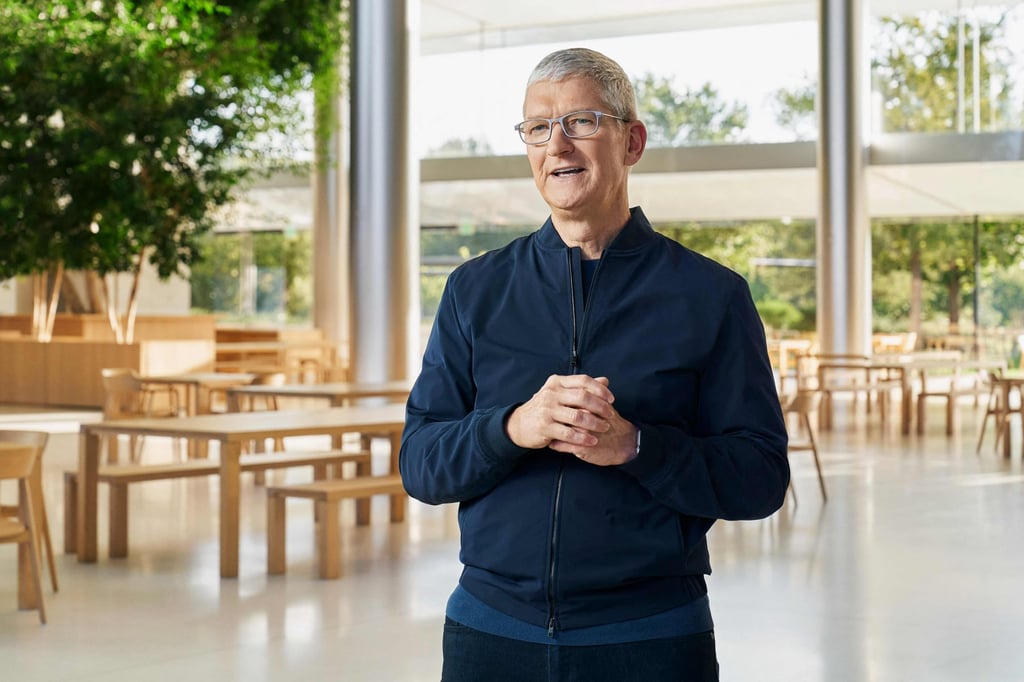 Apple chief executive Tim Cook describes autonomous driving systems as a ‘core technology’ for the company’s future. Photo: Agence France-Presse Apple chief executive Tim Cook describes autonomous driving systems as a ‘core technology’ for the company’s future. Photo: Agence France-Presse