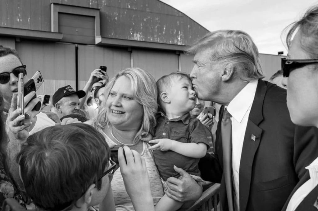 Book Donald Trump to kiss a baby at your next event? Photo: Luxurylaunches