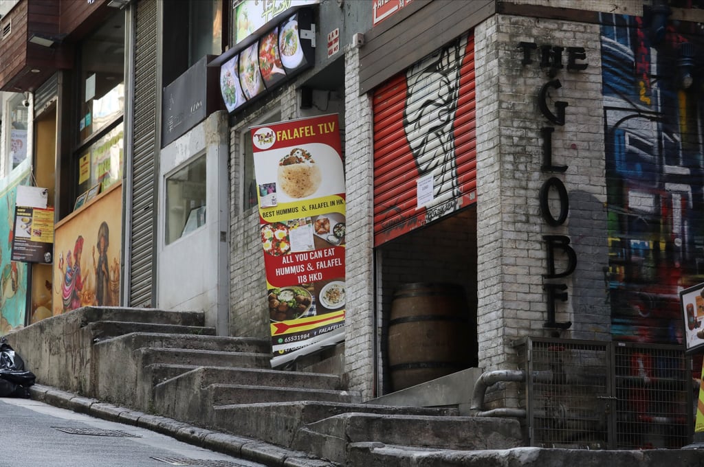 Restaurants closed in Central amid the third wave of coronavirus infections. Photo: Nora Tam