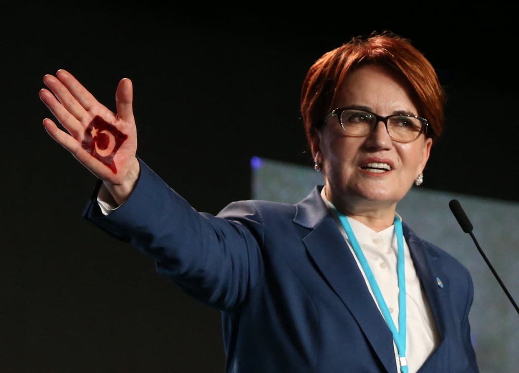 IYI Party leader Meral Aksener criticised Beijing’s treatment of Uygurs. Photo: AFP IYI Party leader Meral Aksener criticised Beijing’s treatment of Uygurs. Photo: AFP