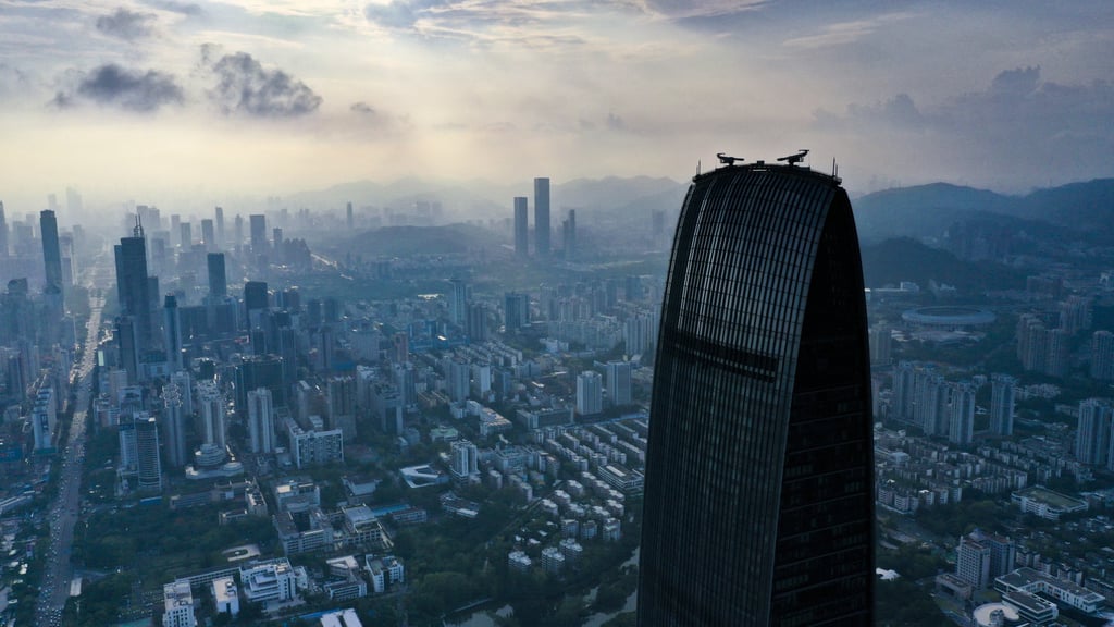 Shenzhen is one of nine mainland cities included in the Greater Bay Area, along with Hong Kong and Macau. Photo: Martin Chan Shenzhen is one of nine mainland cities included in the Greater Bay Area, along with Hong Kong and Macau. Photo: Martin Chan