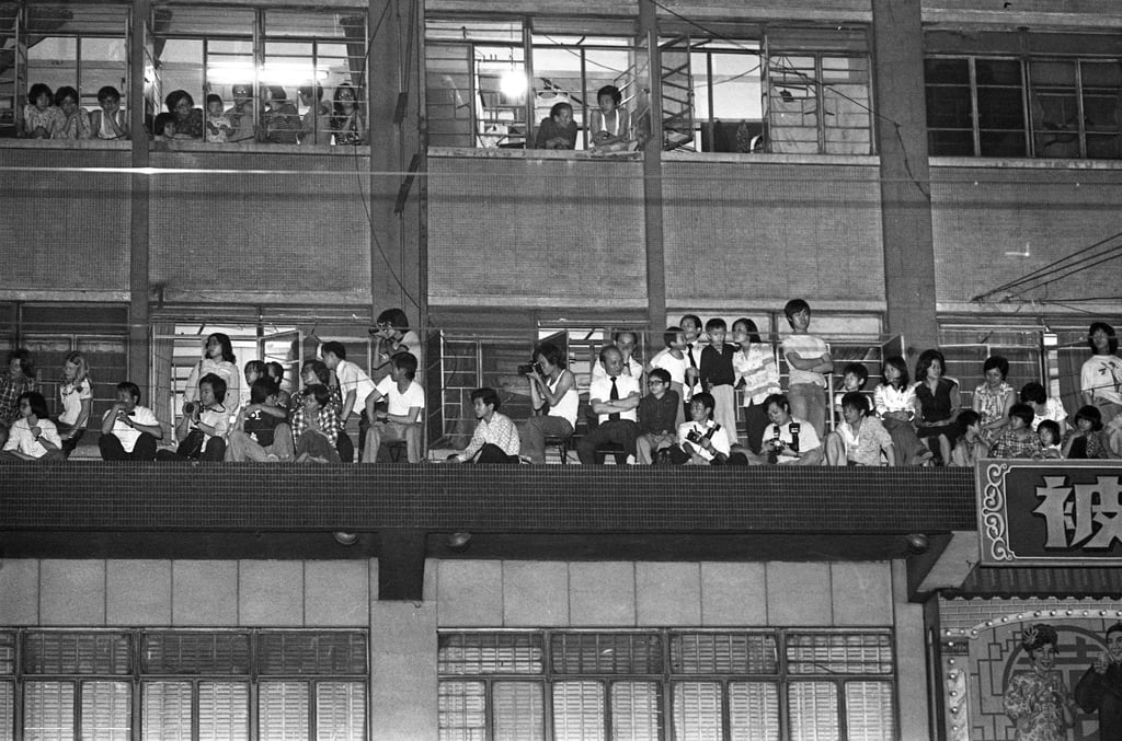 Crowds packed the route. Photo: SCMP