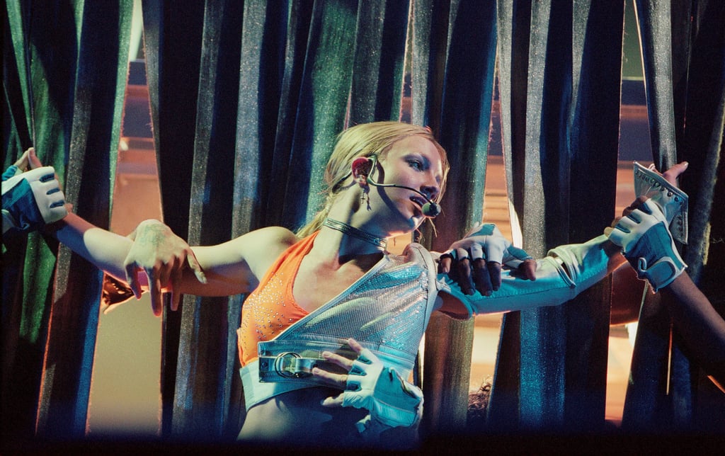 Britney Spears on stage at Wembley Arena in London in 2000. Photo: Redferns