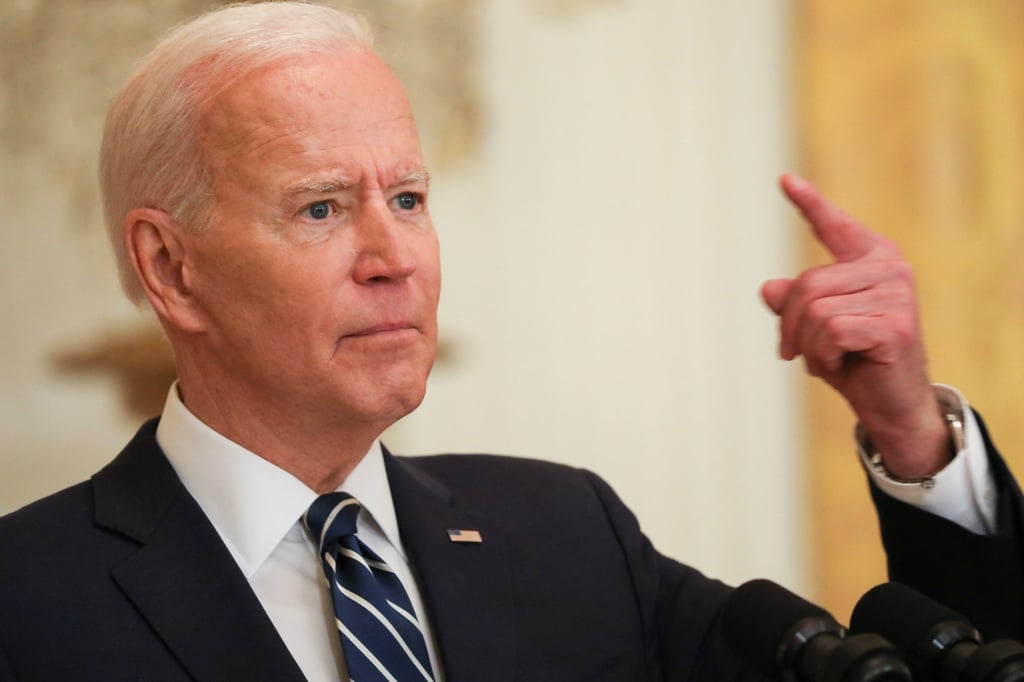 US President Joe Biden is set to convene a summit of global leaders on climate change later this month. Photo: Reuters US President Joe Biden is set to convene a summit of global leaders on climate change later this month. Photo: Reuters