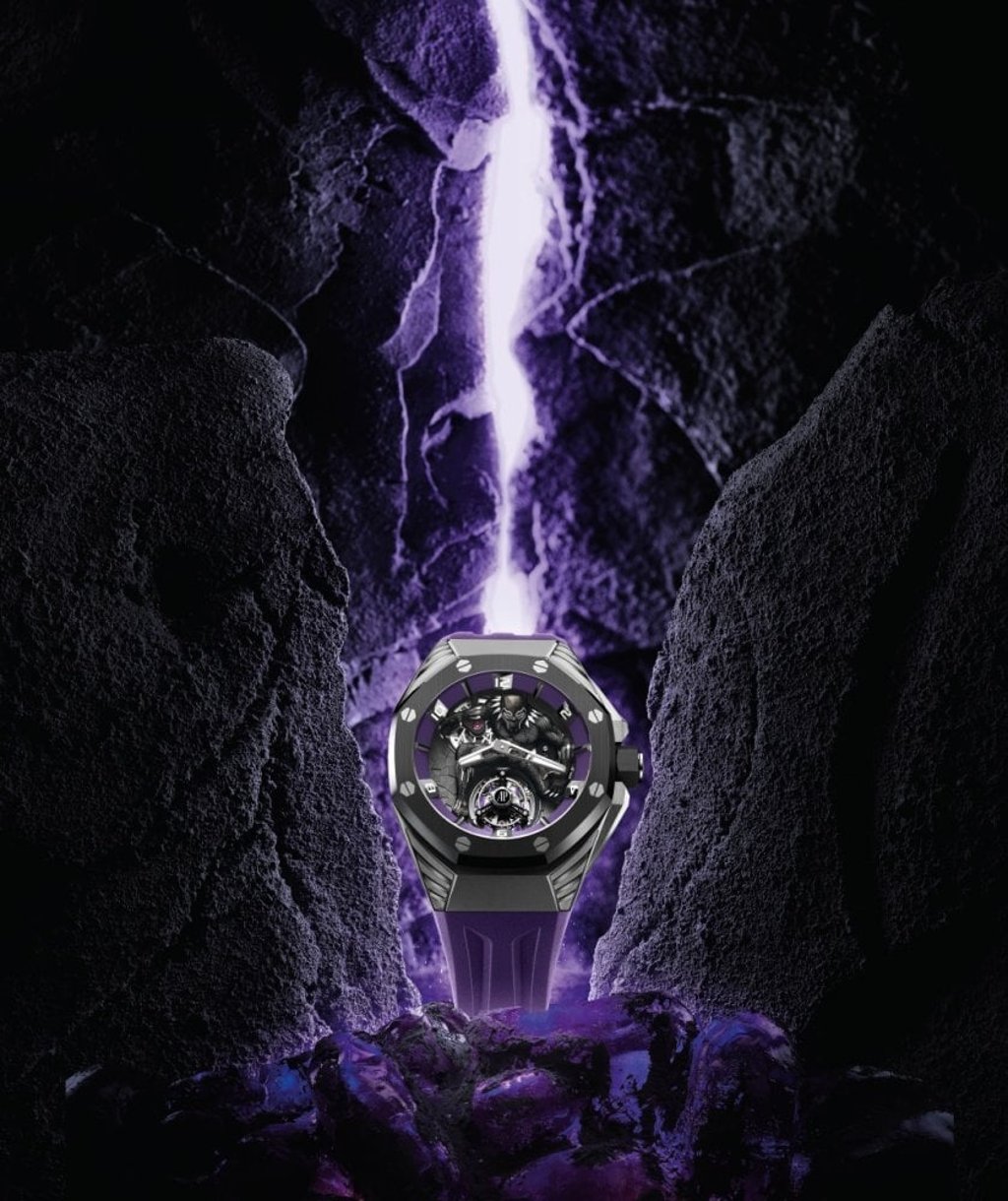 Royal Oak Concept “Black Panther” Flying Tourbillon. Photo: Audemars Piguet