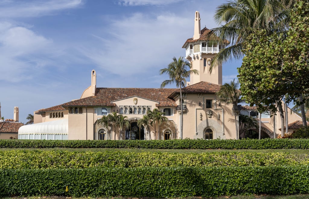 Donald Trump held the event at his Mar-a-Lago club in Florida. Photo: The Palm Beach Post via AP