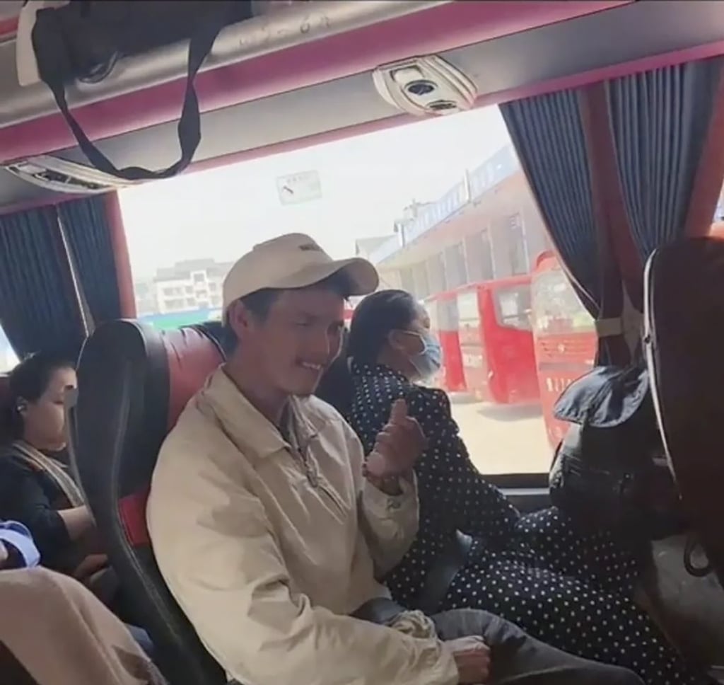 Wu Fangwen was finally reunited with his family after managing to escape ten years of forced labour. Credit: Kaili People Radio Station