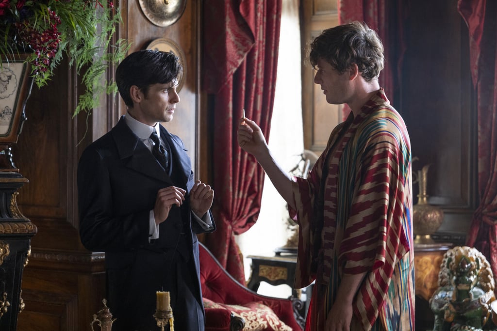Tom Riley (left) and James Norton in a scene from The Nevers. Photo: AP