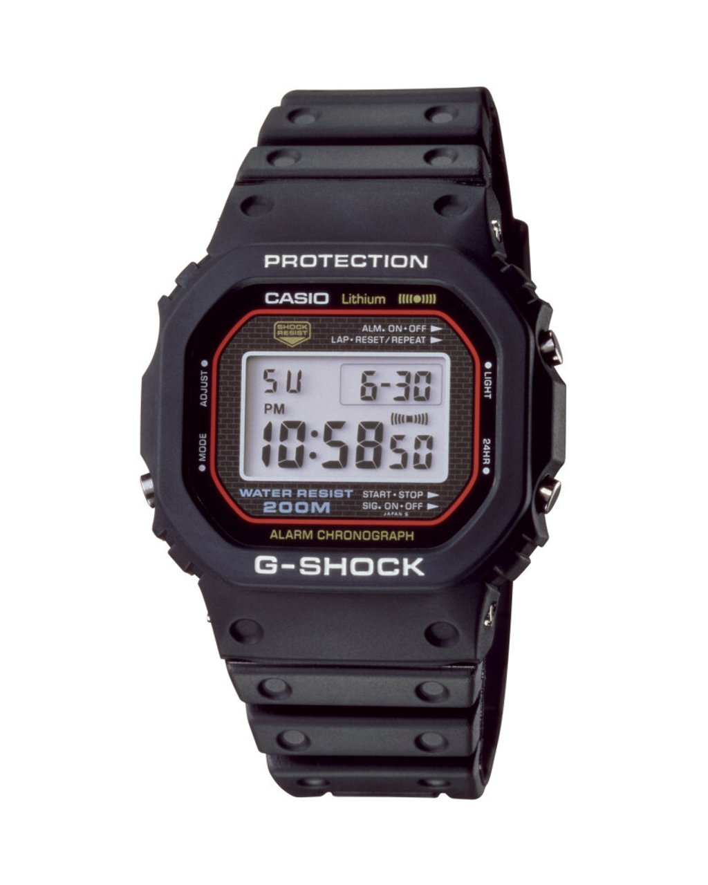 The first Casio G-Shock wrist watch hit the market in 1983. Photo: Casio The first Casio G-Shock wrist watch hit the market in 1983. Photo: Casio