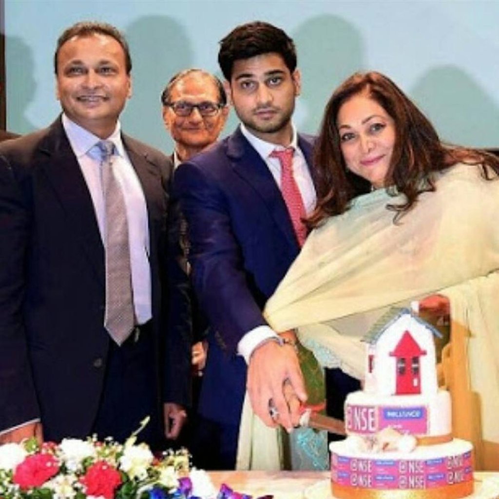Jai Anmol Ambani with parents Anil and Tina Ambani. Photo: @jaianmol_ambani/Instagram Jai Anmol Ambani with parents Anil and Tina Ambani. Photo: @jaianmol_ambani/Instagram