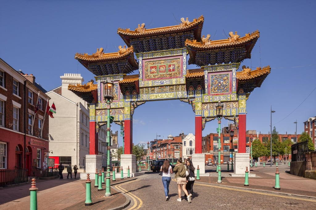 The Chinatown Arch on Liverpool’s Nelson Street. Photo: Shutterstock