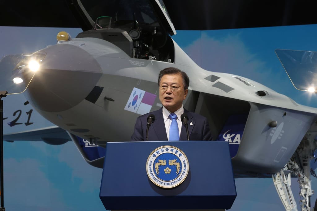 South Korean President Moon Jae-in says “a new era of independent defence has begun”. Photo: Reuters