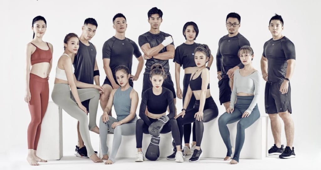 Instructors from Chinese fitness platform Keep. Photo: Keep Instructors from Chinese fitness platform Keep. Photo: Keep