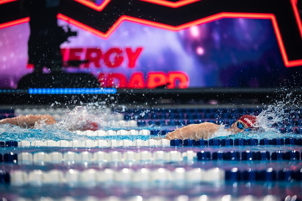 Siobhan Haughey on her way to victory in the 100m freestyle. Photo: ISL Siobhan Haughey on her way to victory in the 100m freestyle. Photo: ISL