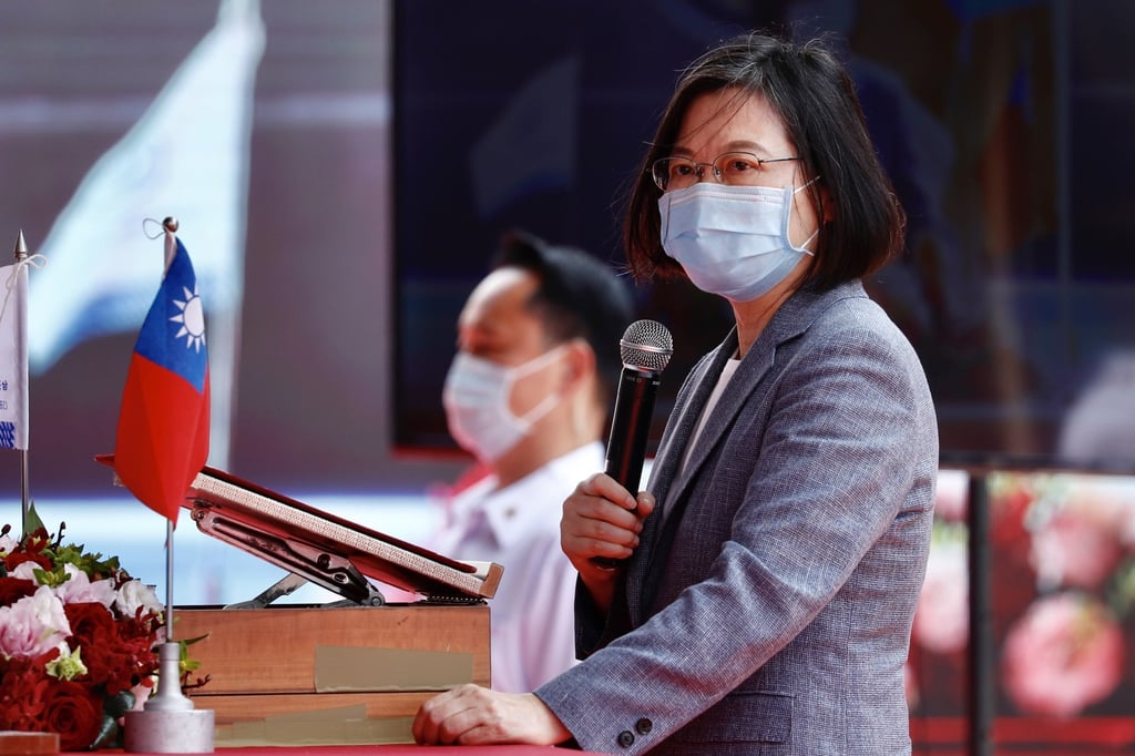 Taiwanese President Tsai Ing-wen has been criticised for not doing enough to stop Japan dumping the radioactive water. Photo: EPA-EFE Taiwanese President Tsai Ing-wen has been criticised for not doing enough to stop Japan dumping the radioactive water. Photo: EPA-EFE