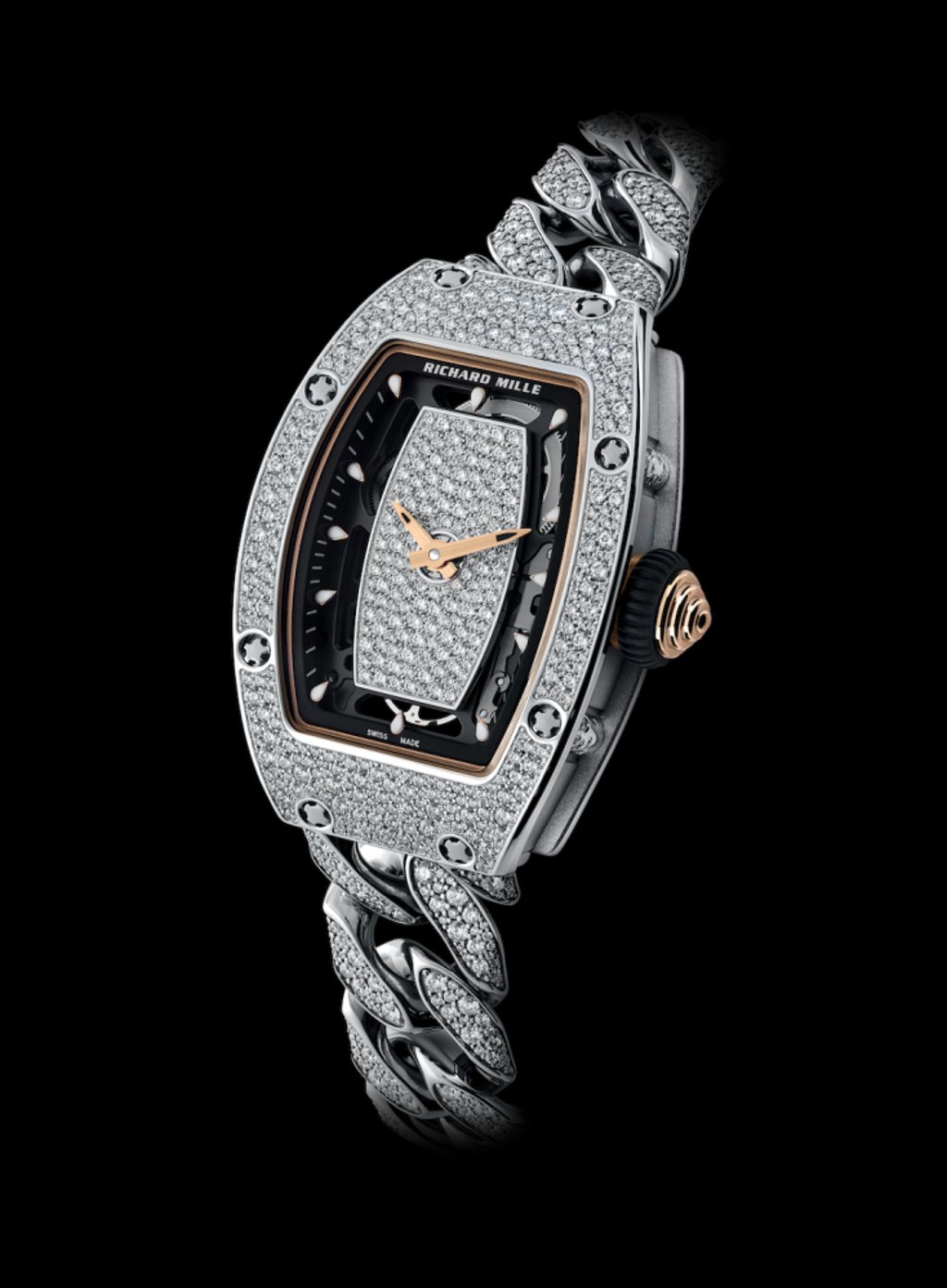 Richard mille full diamond sales