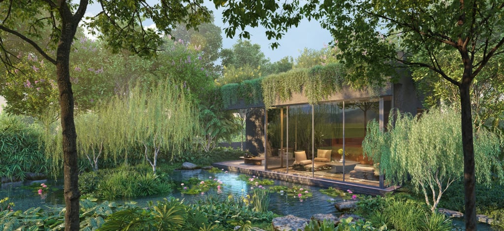 Midtown Modern development in Singapore features balconies that provide spaces to house pets with natural air ventilation and a pet corner where pet owners can play with their beloved fur babies. Photo: Handout Midtown Modern development in Singapore features balconies that provide spaces to house pets with natural air ventilation and a pet corner where pet owners can play with their beloved fur babies. Photo: Handout