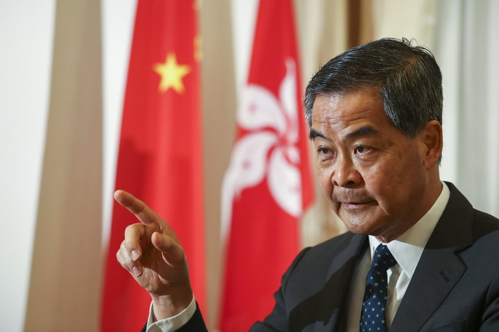 Former Hong Kong chief executive Leung Chun-ying. Photo: Nora Tam
