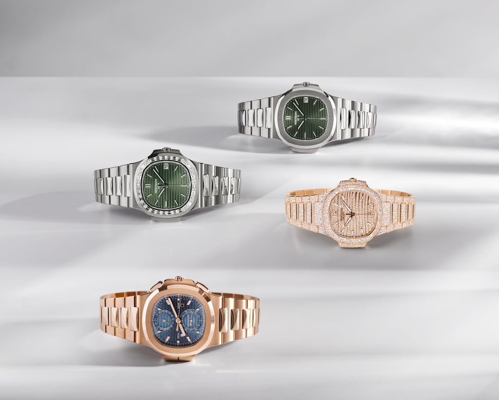 This year’s new Nautilus range. Photo: Patek Philippe