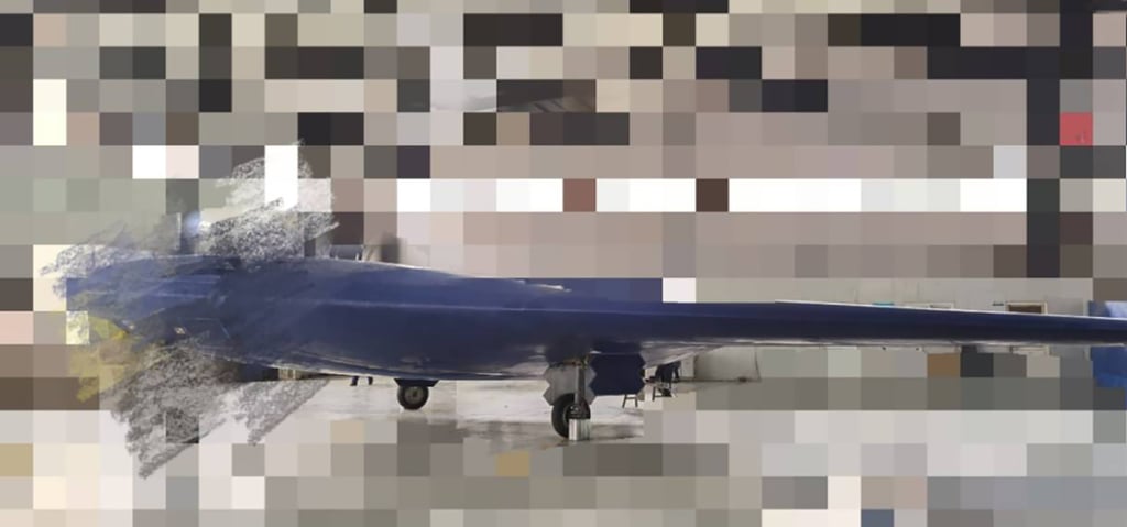 The prototype of the Feilong-2, which its developer says could be used for precision strikes on key assets such as enemy command centres, military airstrips and aircraft carriers. Photo: Handout The prototype of the Feilong-2, which its developer says could be used for precision strikes on key assets such as enemy command centres, military airstrips and aircraft carriers. Photo: Handout