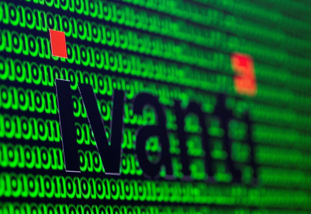 The Ivanti logo and cyber binary codes are seen in this illustration taken on April 20, 2021. Photo: Reuters The Ivanti logo and cyber binary codes are seen in this illustration taken on April 20, 2021. Photo: Reuters