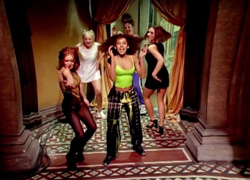 A still from Spice Girls’ 1996 Wannabe music video. Photo: YouTube