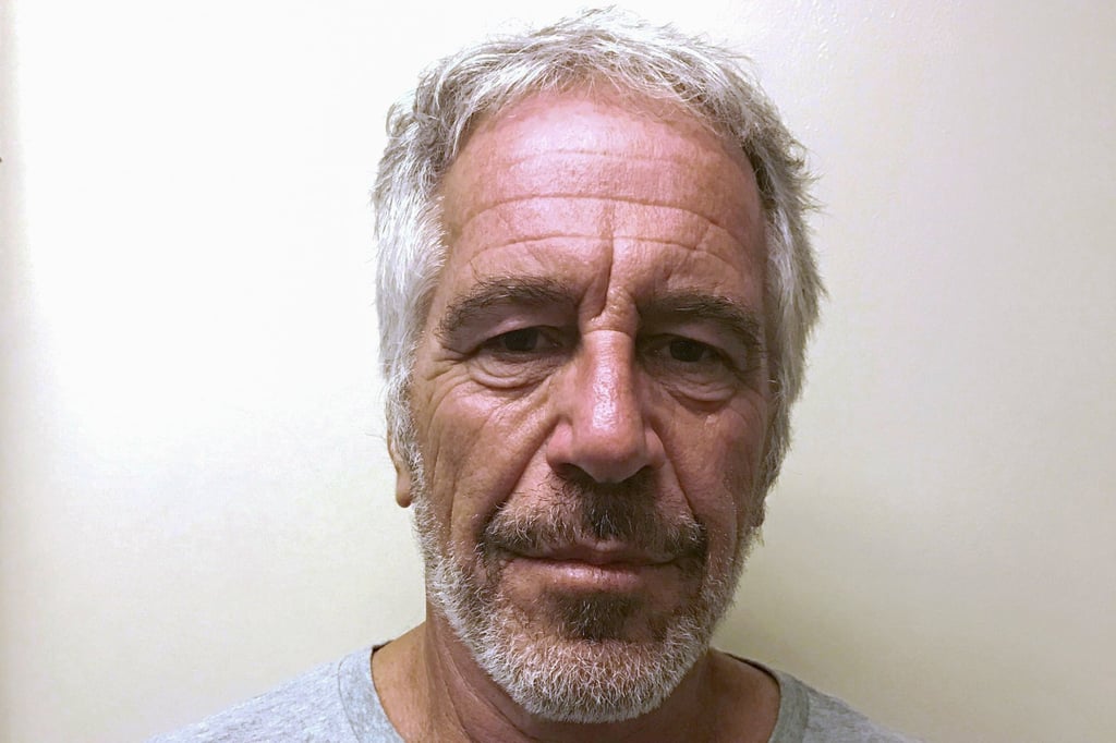US financier Jeffrey Epstein appears in a photograph taken for a sex offender registry in March 2017. Photo: New York State Division of Criminal Justice Services via Reuters US financier Jeffrey Epstein appears in a photograph taken for a sex offender registry in March 2017. Photo: New York State Division of Criminal Justice Services via Reuters