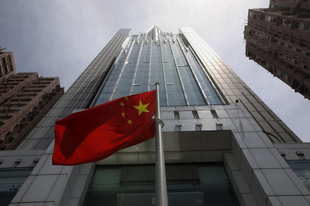The central government’s liaison office in Hong Kong. Photo: Dickson Lee