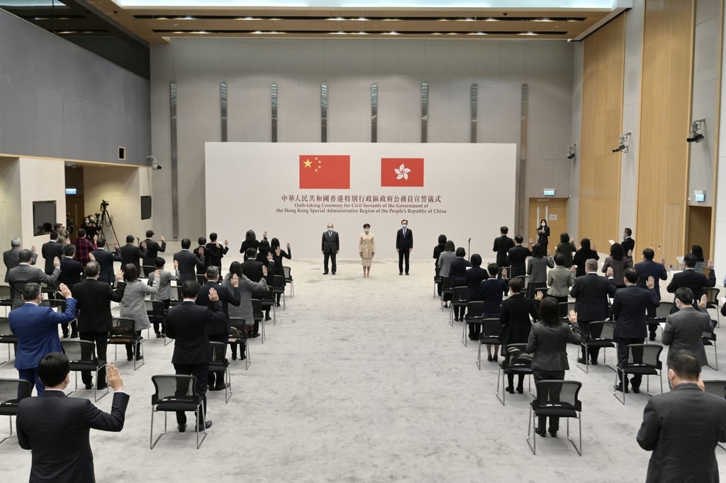 Civil servants are now required to pledge allegiance to the city and its mini-constitution. Photo: Handout