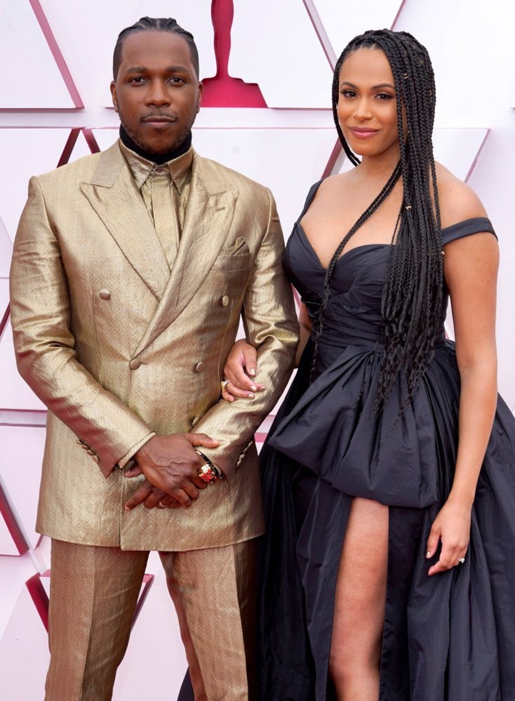 Leslie Odom Jr. and Nicolette Robinson. Photo: Reuters