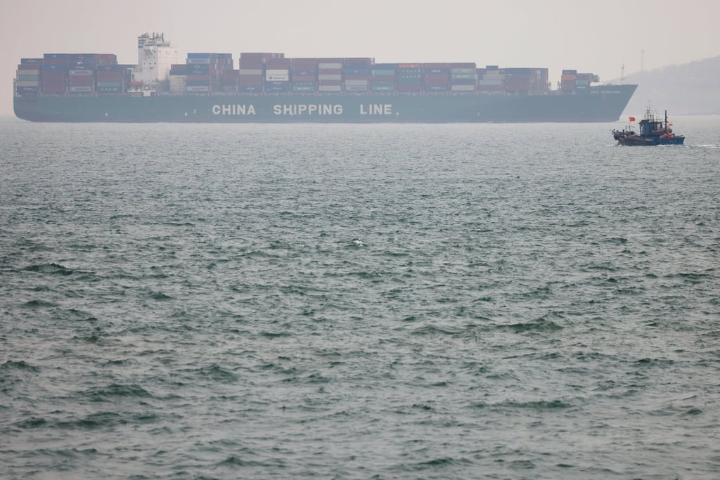 The maritime safety administration says the incident has had no impact on ships entering or leaving Qingdao port. Photo: Reuters The maritime safety administration says the incident has had no impact on ships entering or leaving Qingdao port. Photo: Reuters