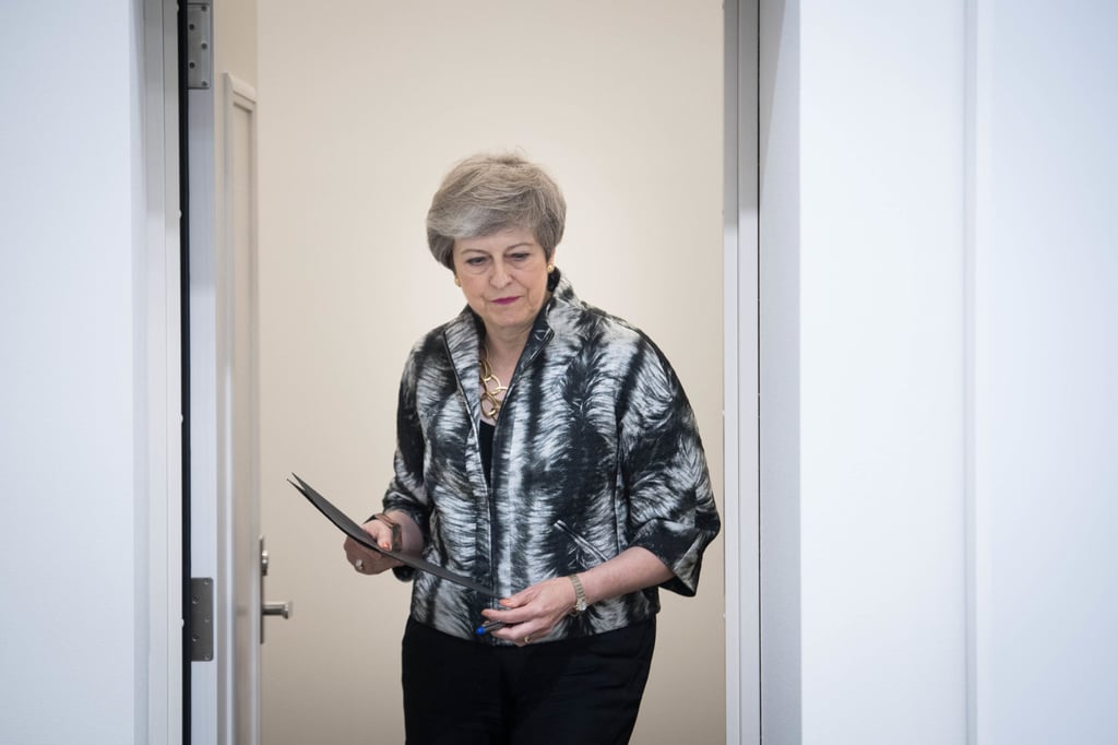 Former British prime minister Theresa May. File photo: PA Wire/DPA