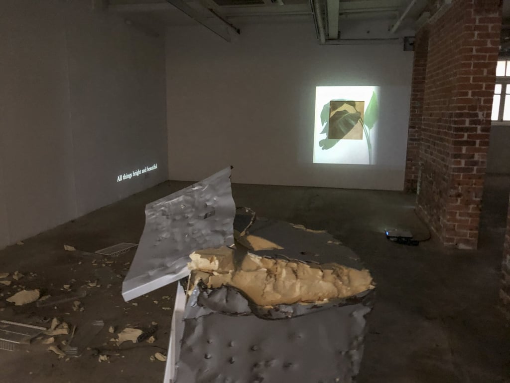 Part of “Garden of Hong Kong”, an exhibition by Lee Kit, at Oi! Photo: SCMP / Enid Tsui