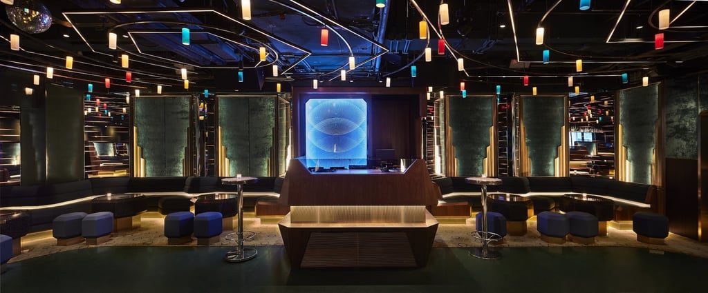 The interior of Gilbert Yeung’s Cassio lounge was designed in collaboration with Cédric Hervet, better known as Daft Punk’s creative director. Photo: Chester Ong The interior of Gilbert Yeung’s Cassio lounge was designed in collaboration with Cédric Hervet, better known as Daft Punk’s creative director. Photo: Chester Ong
