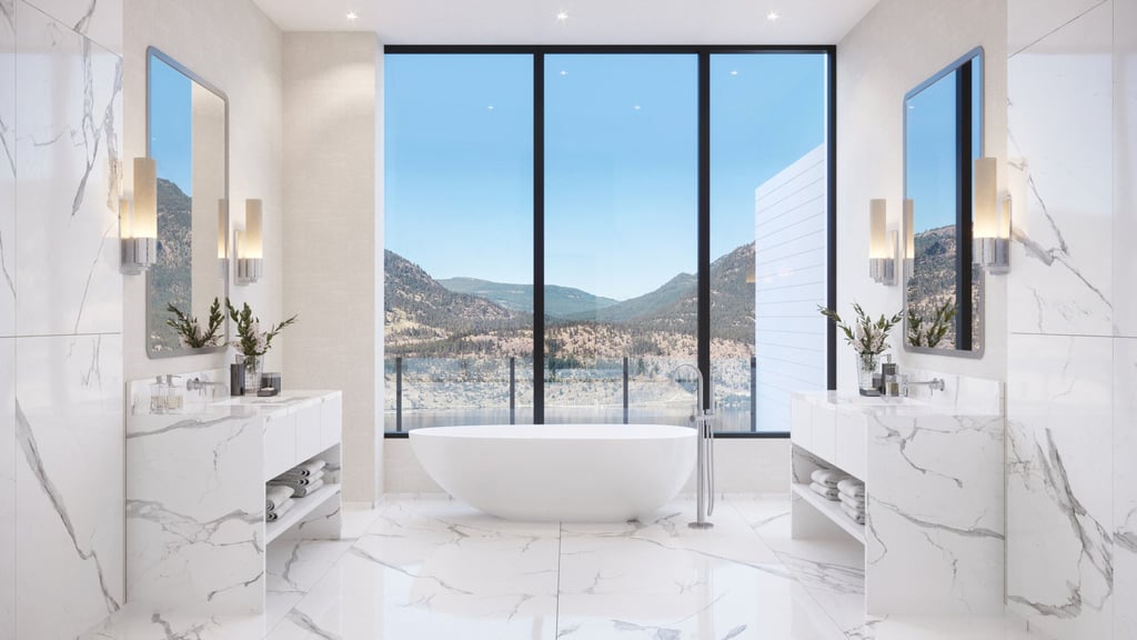 The view from penthouse at One Water Street, British Columbia, Canada. Photo credit: Sotheby’s International Realty Canada The view from penthouse at One Water Street, British Columbia, Canada. Photo credit: Sotheby’s International Realty Canada
