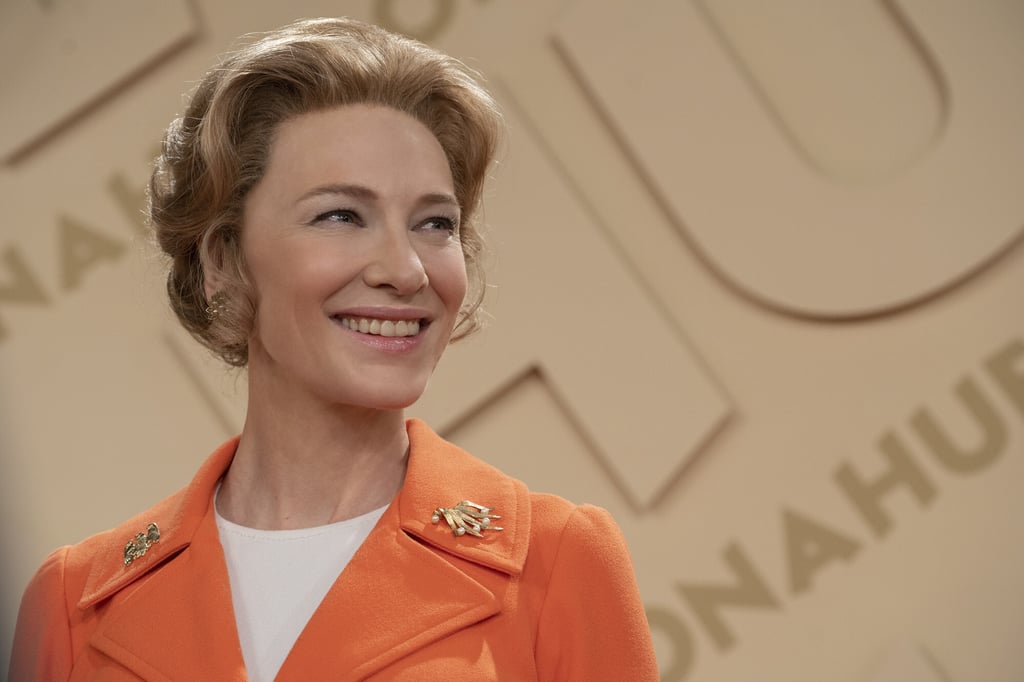Cate Blanchett as Phyllis Schlafly in a scene from the miniseries Mrs America. Photo: FX via AP Cate Blanchett as Phyllis Schlafly in a scene from the miniseries Mrs America. Photo: FX via AP
