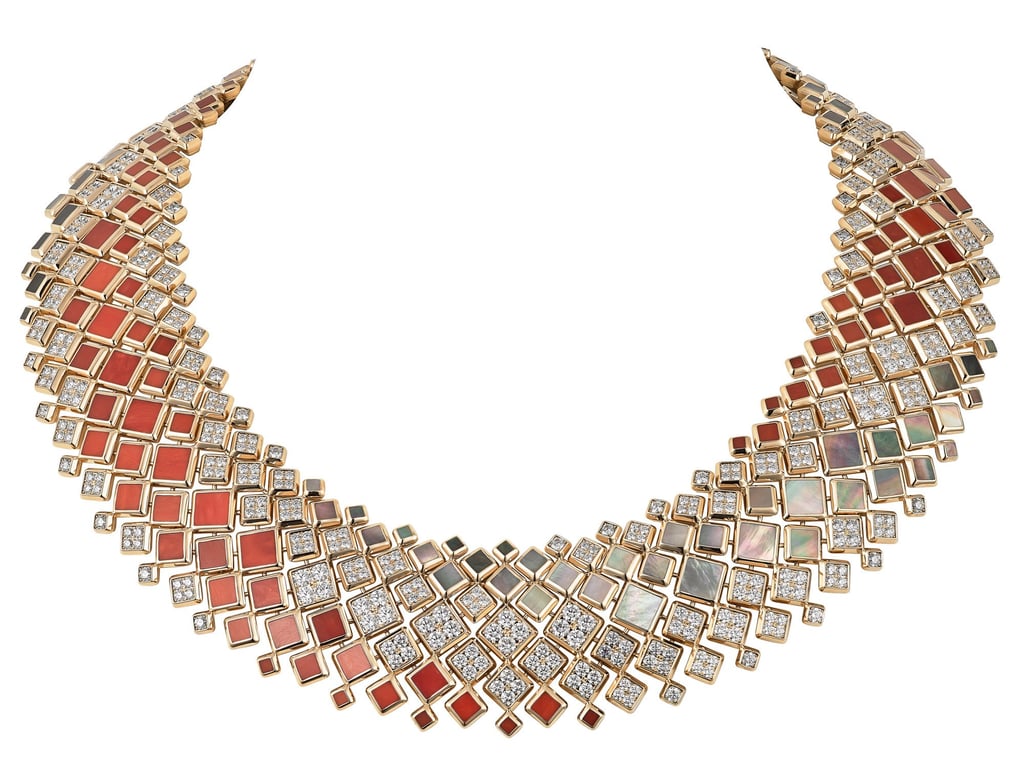 18ct pink gold necklace from the [Sur]Naturel High Jewellery collection. Photo: Cartier