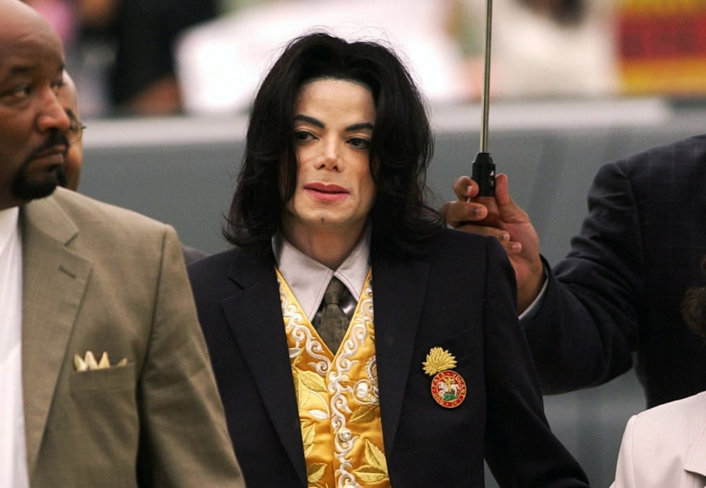 Michael Jackson arrives at the Santa Barbara County Courthouse in 2005. Photo: Santa Maria Times via AP