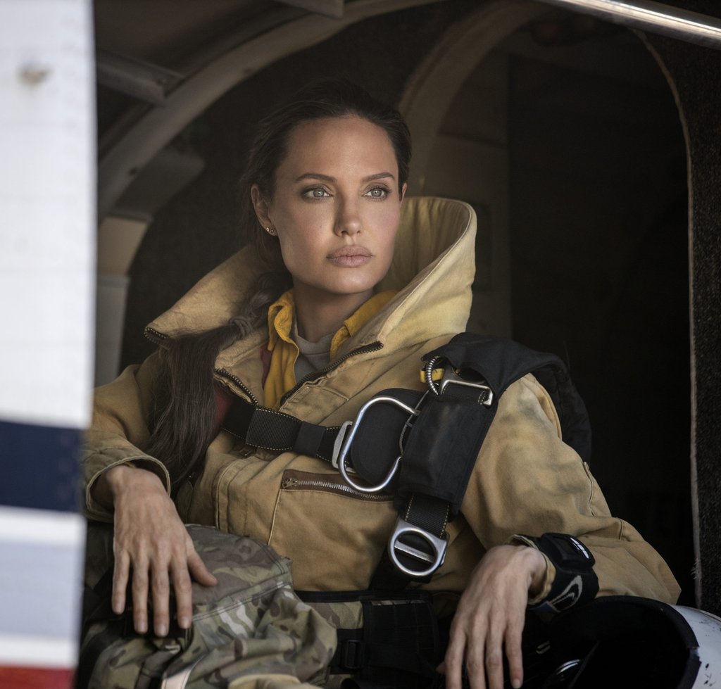 Angelina Jolie in a still from Those Who Wish Me Dead. Photo: Warner Bros. Pictures Angelina Jolie in a still from Those Who Wish Me Dead. Photo: Warner Bros. Pictures